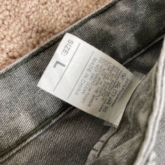 Cargo Pants Womens L Green High Rise Stretch Baggy Outdoor Utility Wide Leg - Picture 3 of 7